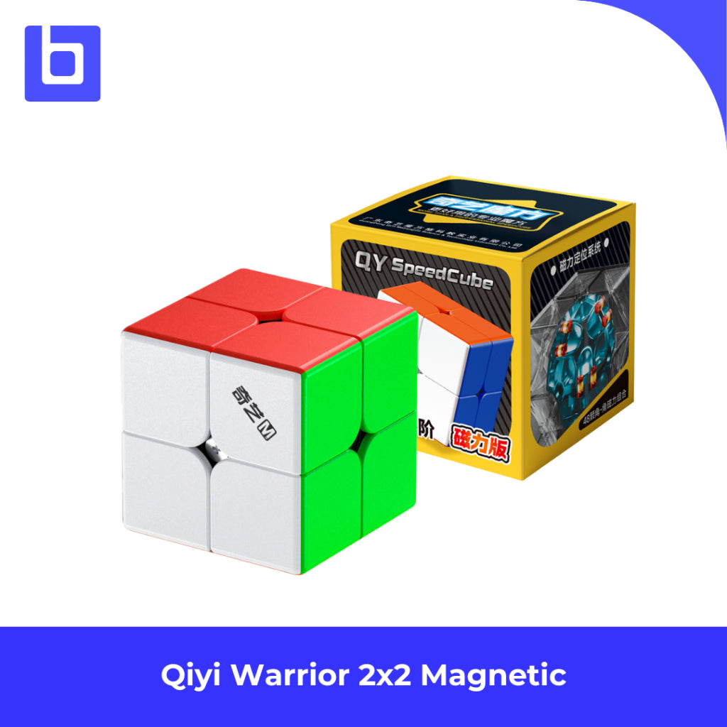 Cube 2x2 - Qiyi Warrior M 2x2 Magnetic Stickerless