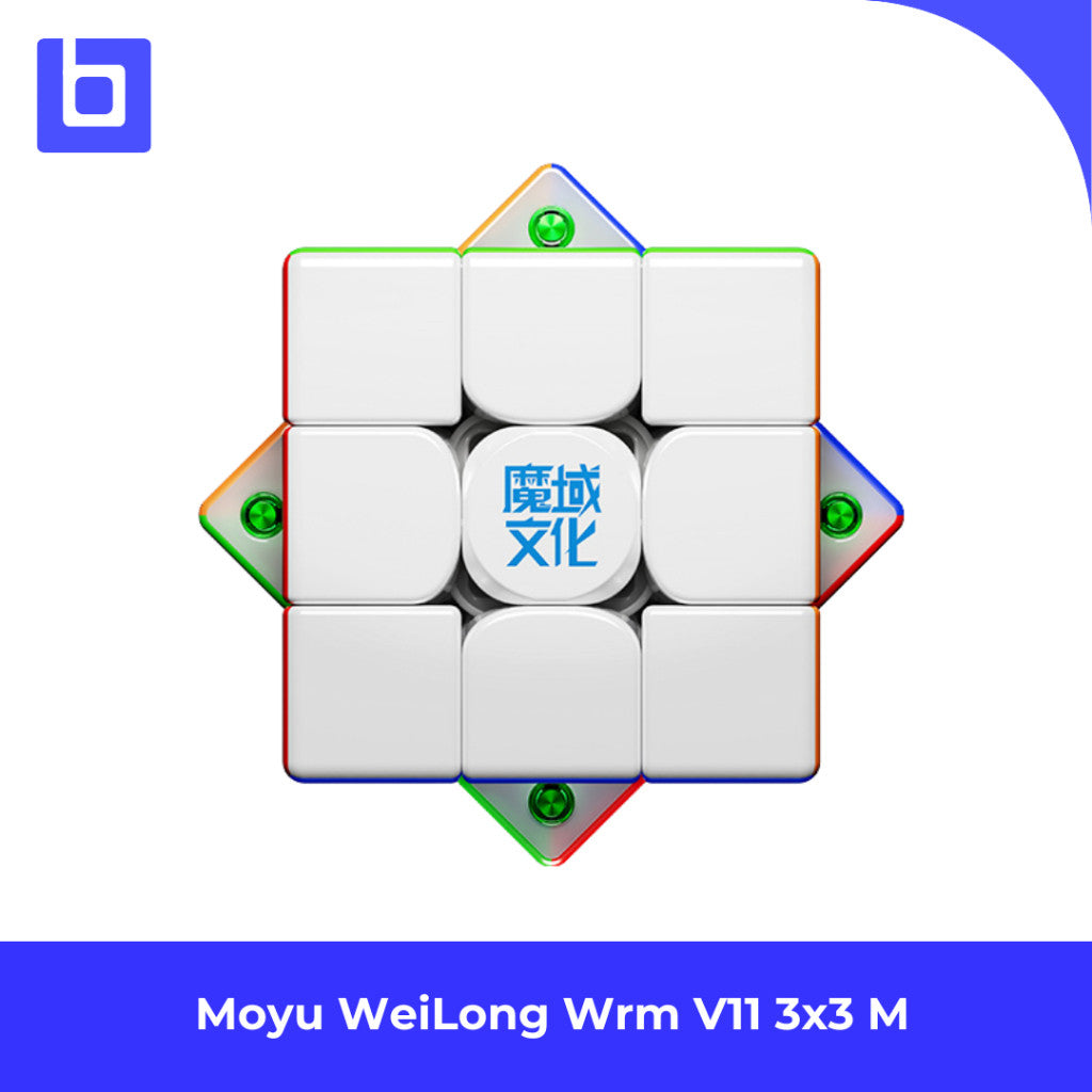 Cube 3x3 Moyu WeiLong Wrm V11 3x3 Magnetic Stickerless