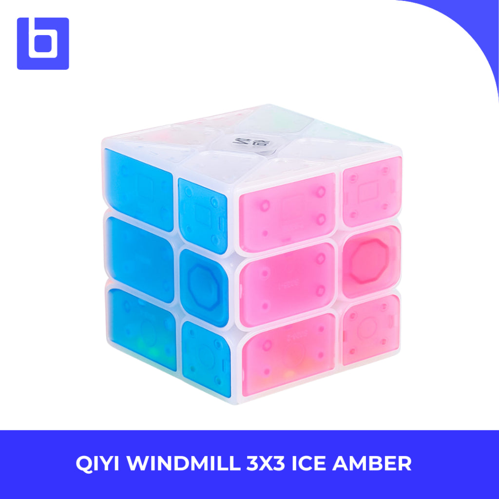 Cube 3x3 Qiyi Windmill Ice Amber Version