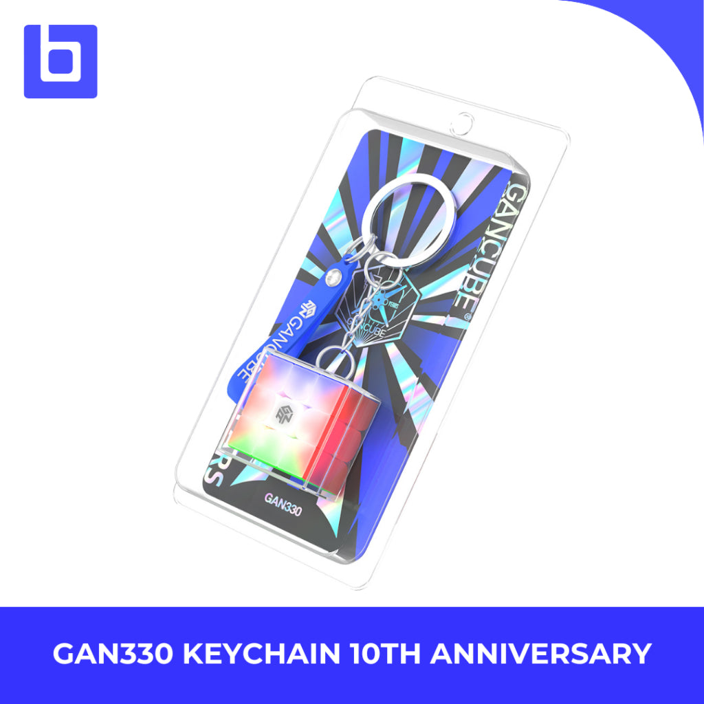 Cube 3x3 - GAN330 Keychain 10 TH Anniversary - GAN330