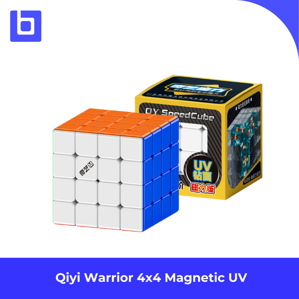 Cube 4x4 - Qiyi Warrior 4x4 Magnetic Stickerless Original