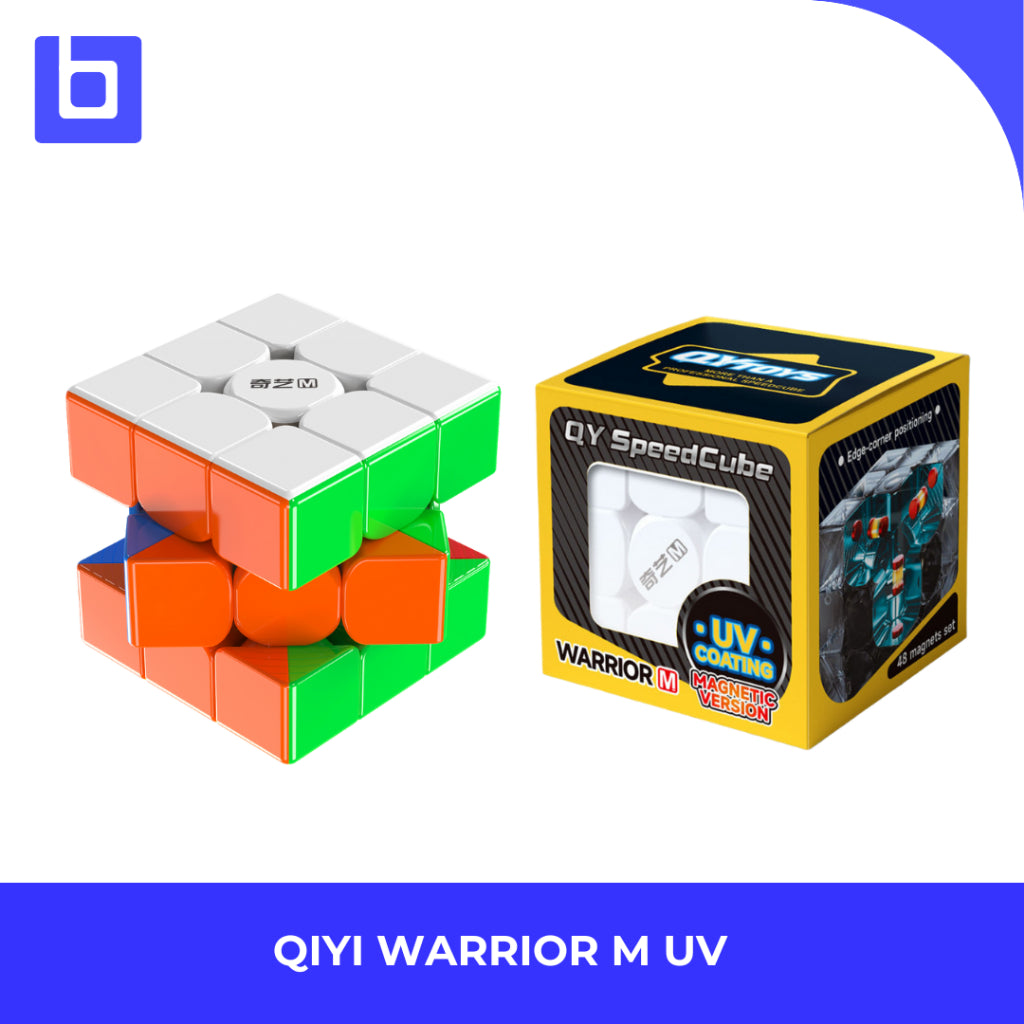 Cube 3x3 Qiyi Warrior M FROSTED Magnetic Stickerless