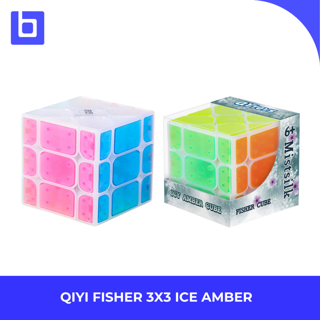 Cube 3x3 Qiyi Fisher Ice Amber Version