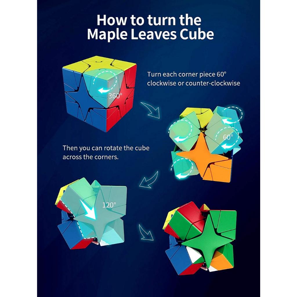 Cube Twisty Puzzle - Moyu Meilong Polaris - Stickerless Original
