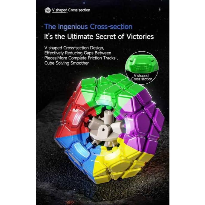 Cube Megaminx Moyu Meilong M V2 Megaminx stickerless Original