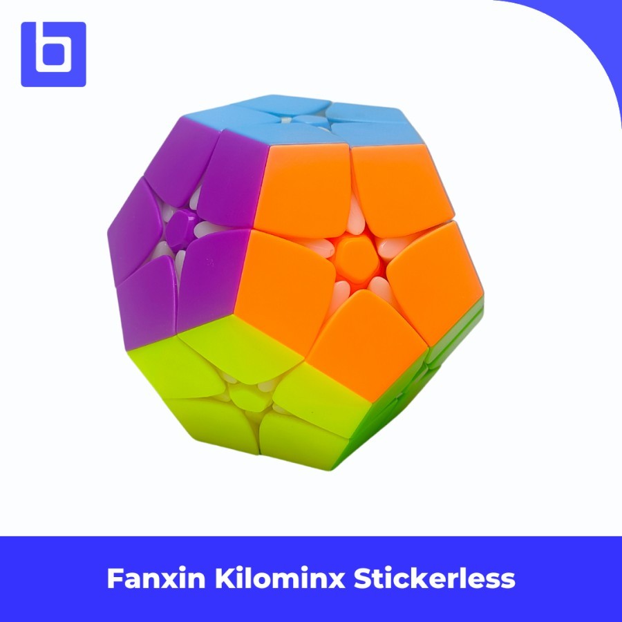 Cube Megaminx 2x2 Fanxin Kilominx Stickerless Twisty Puzzle