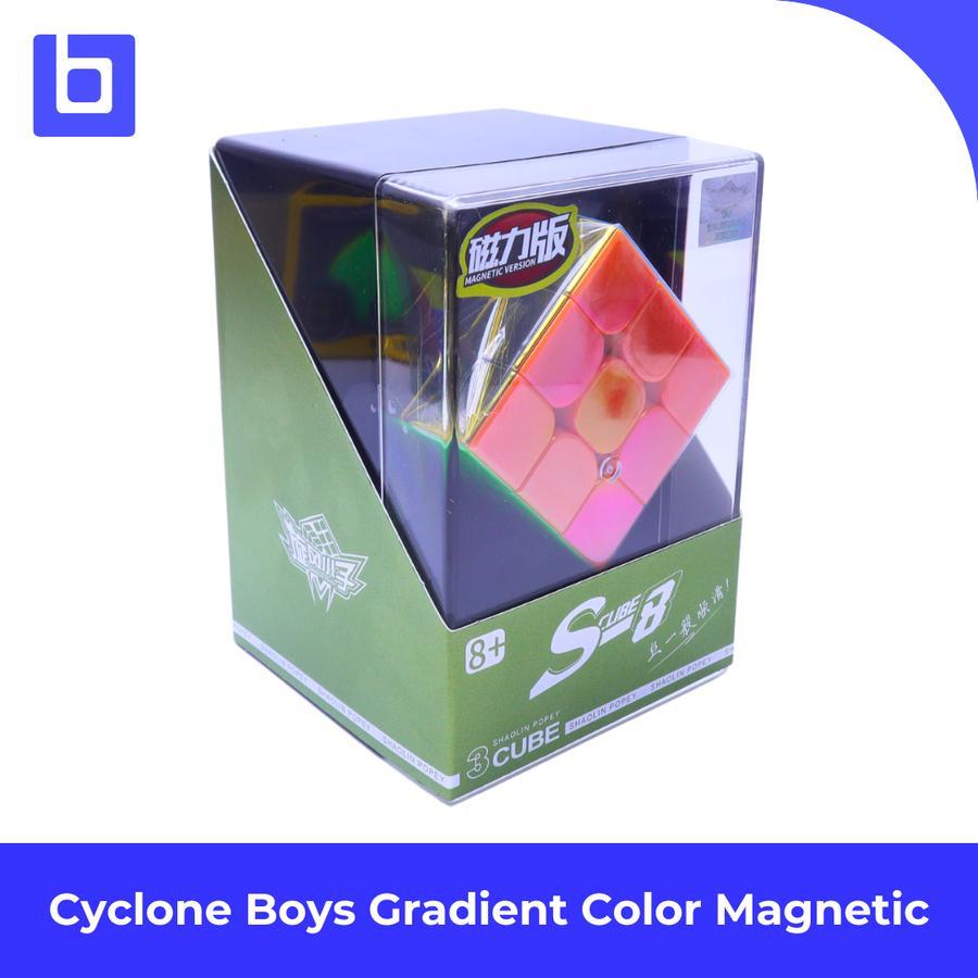 Magic Cube 3x3 Cyclone Boys Gradient Color S8 Magnetic Stickerless