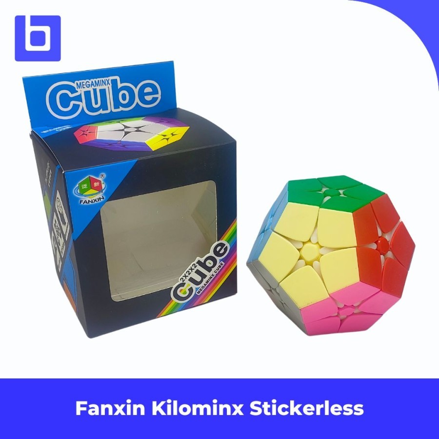 Cube Megaminx 2x2 Fanxin Kilominx Stickerless Twisty Puzzle