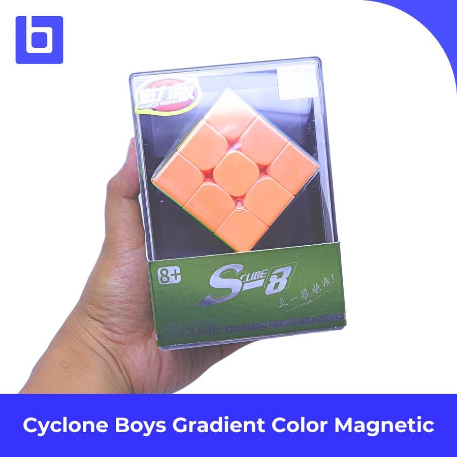 Magic Cube 3x3 Cyclone Boys Gradient Color S8 Magnetic Stickerless