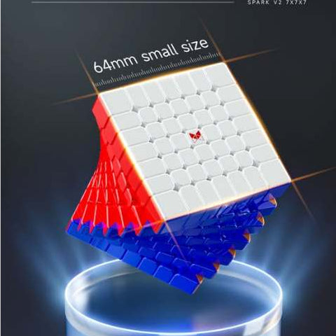 Cube 7x7 Qiyi Xman XMD Spark V2 M Magnetic Core Positioning