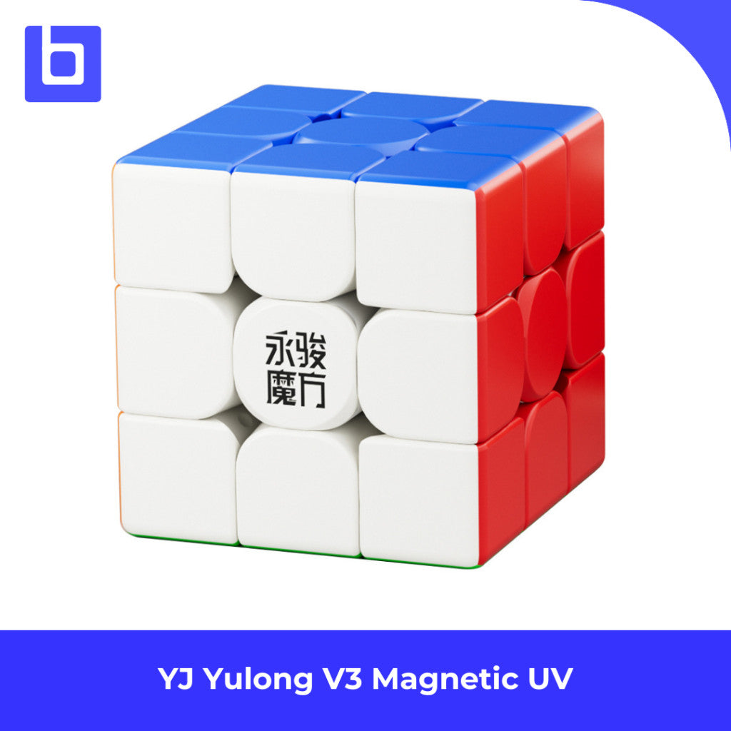 Cube 3x3 YJ Yulong V3 M Magnetic Stickerless Original