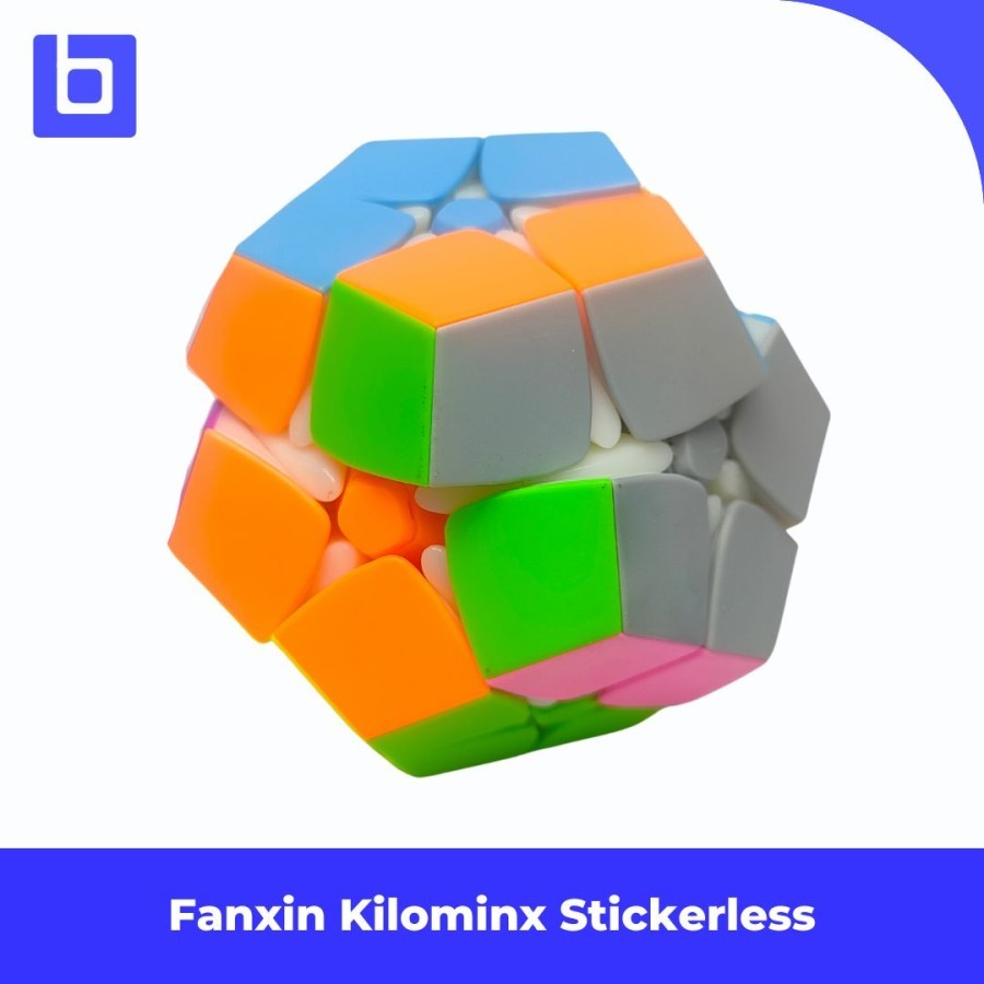 Cube Megaminx 2x2 Fanxin Kilominx Stickerless Twisty Puzzle