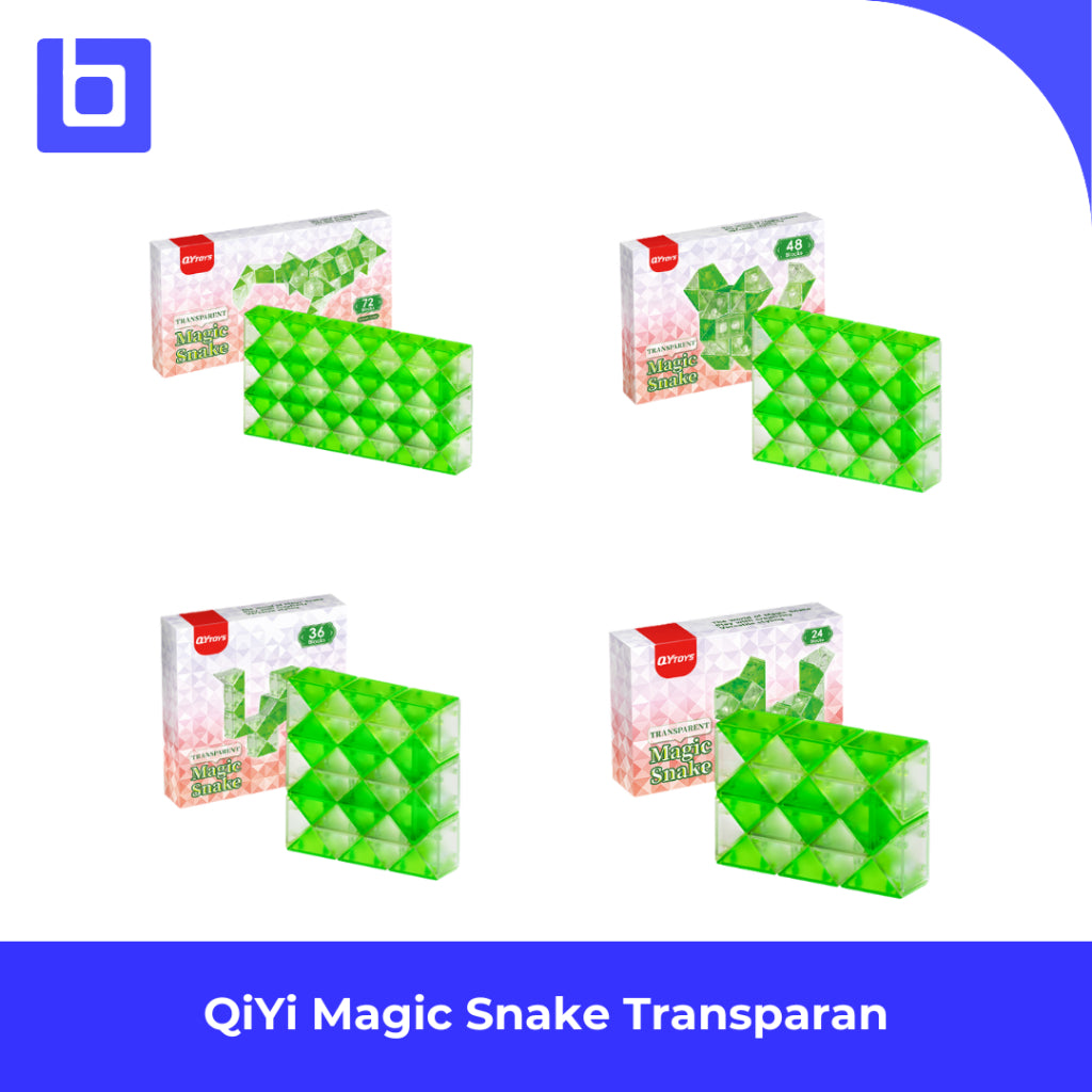 Cube Snake - Qiyi Magic Snake - Qiyi Magic Snake Transparan 24-72