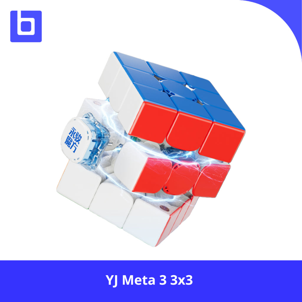Cube 3x3 Yj Meta 3 Magnetic Stickerless Original