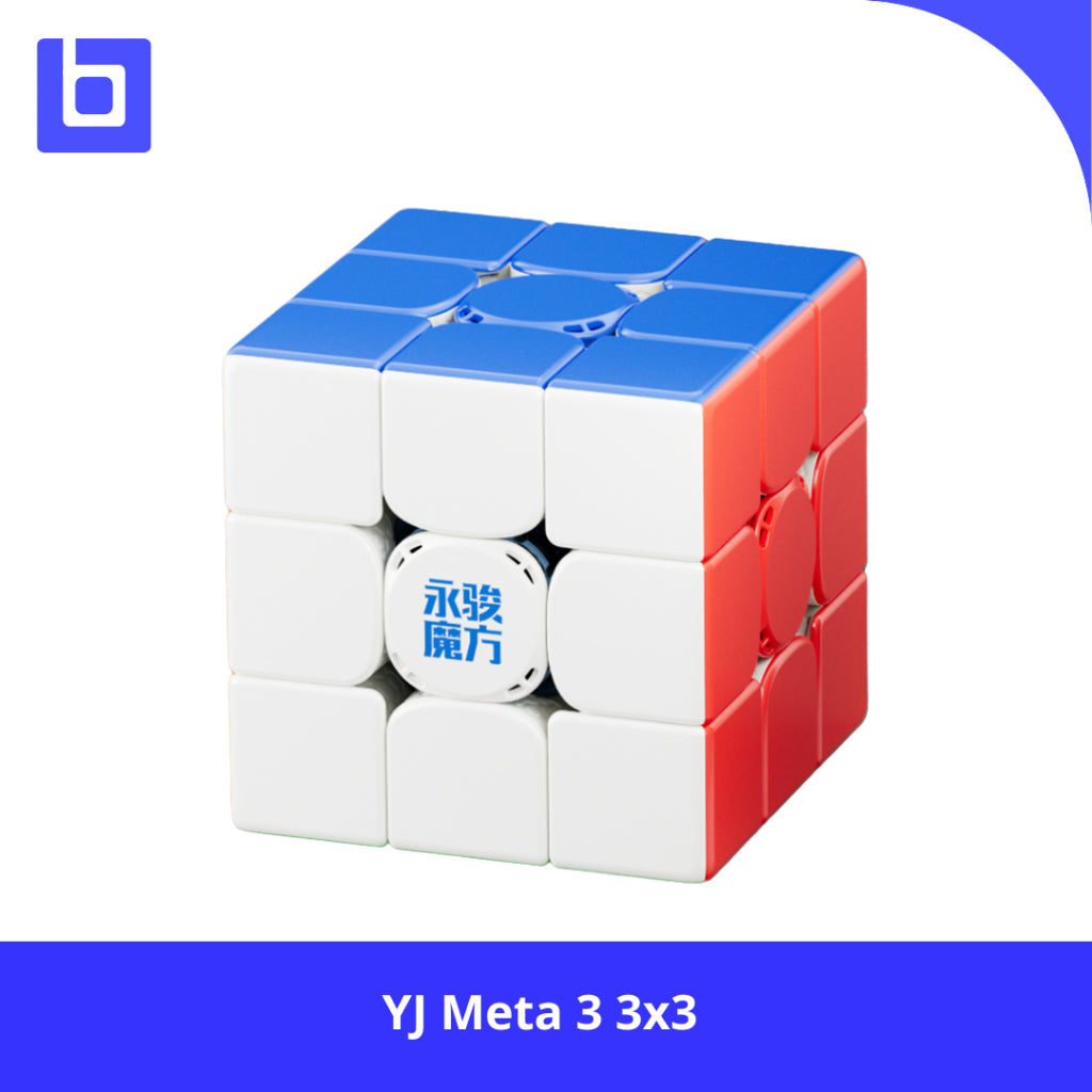 Cube 3x3 Yj Meta 3 Magnetic Stickerless Original