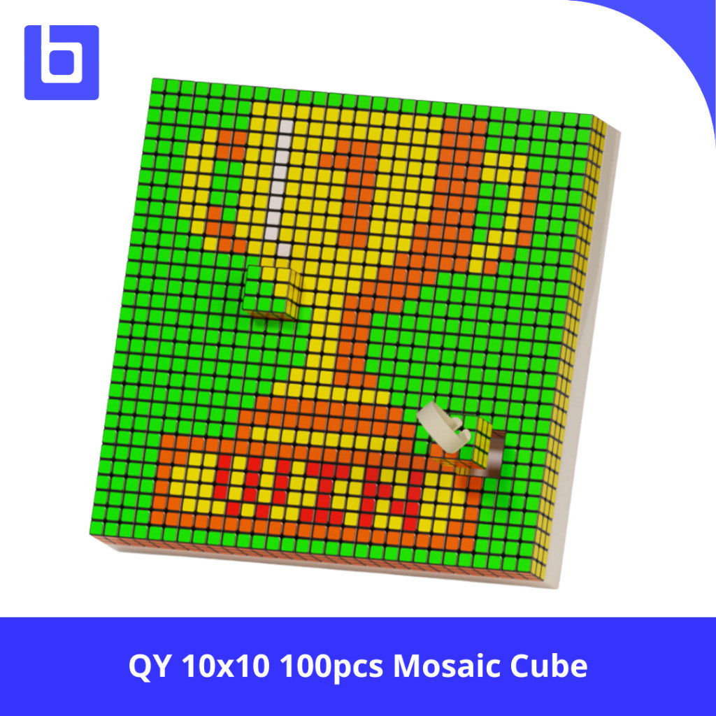 Qiyi Mosaic Cube 10x10 Black