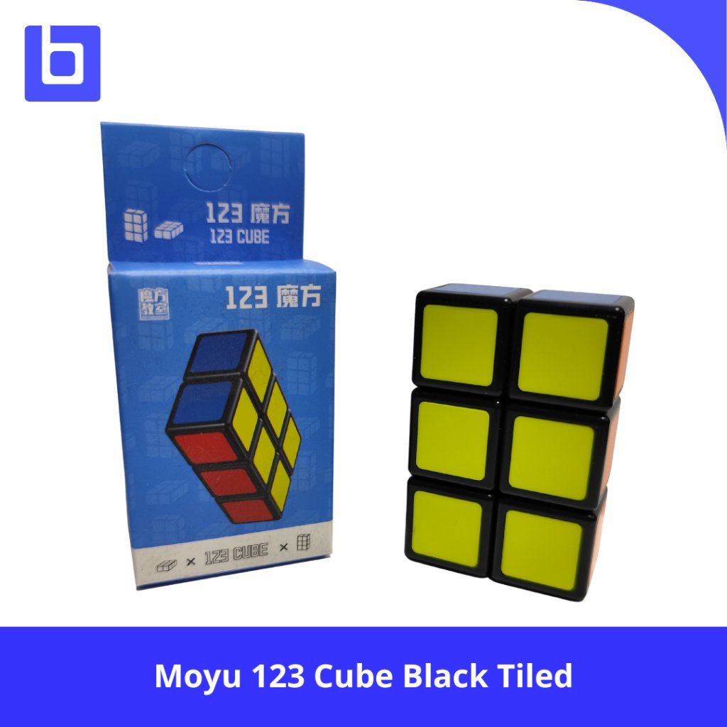 Cube 123 - Moyu 123 Cube Black Tiled