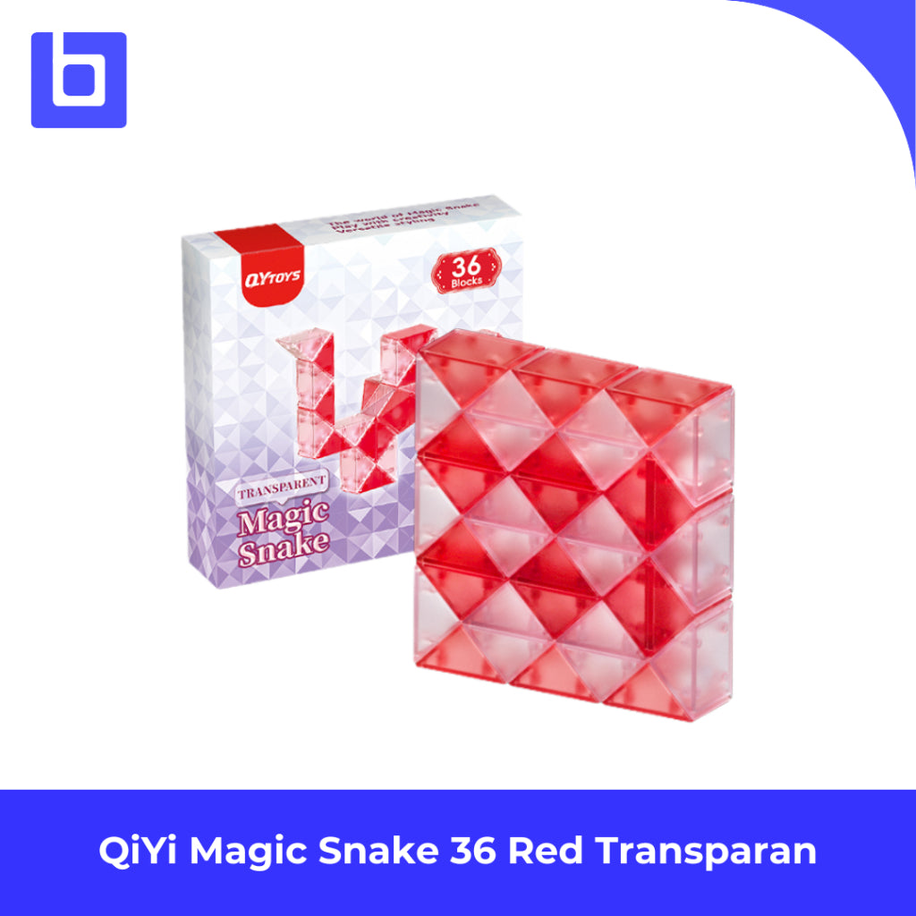 Cube Snake - Qiyi Magic Snake - Qiyi Magic Snake Transparan 24-72