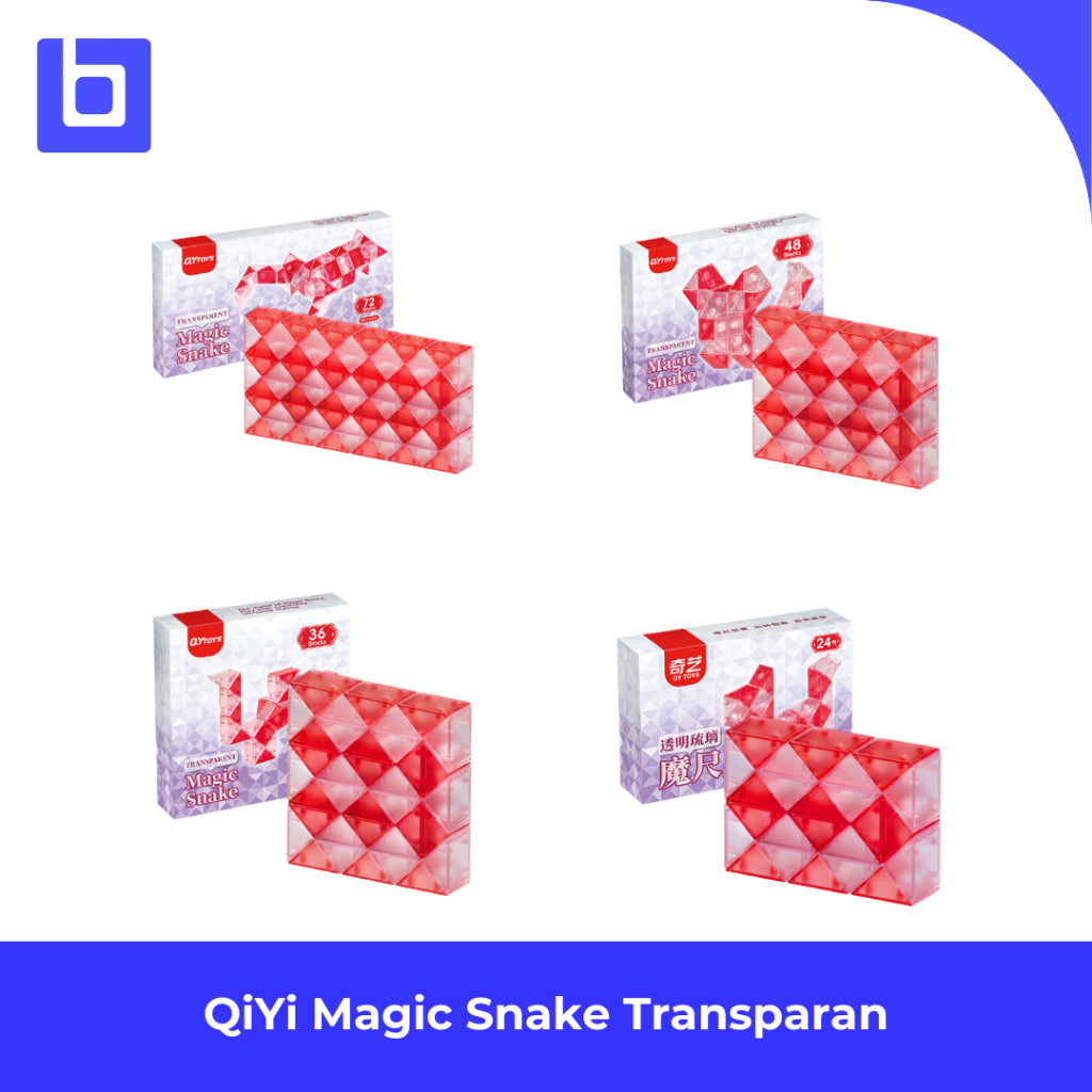 Cube Snake - Qiyi Magic Snake - Qiyi Magic Snake Transparan 24-72
