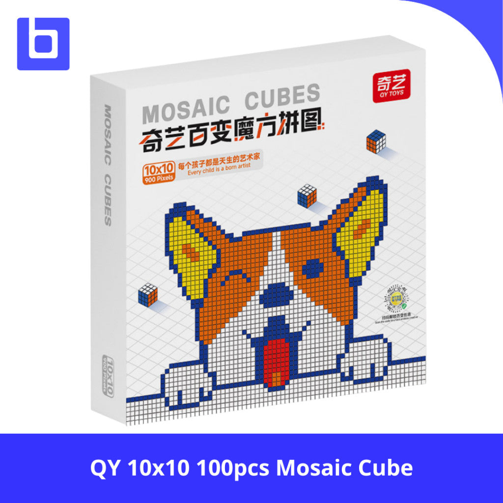 Qiyi Mosaic Cube 10x10 Black