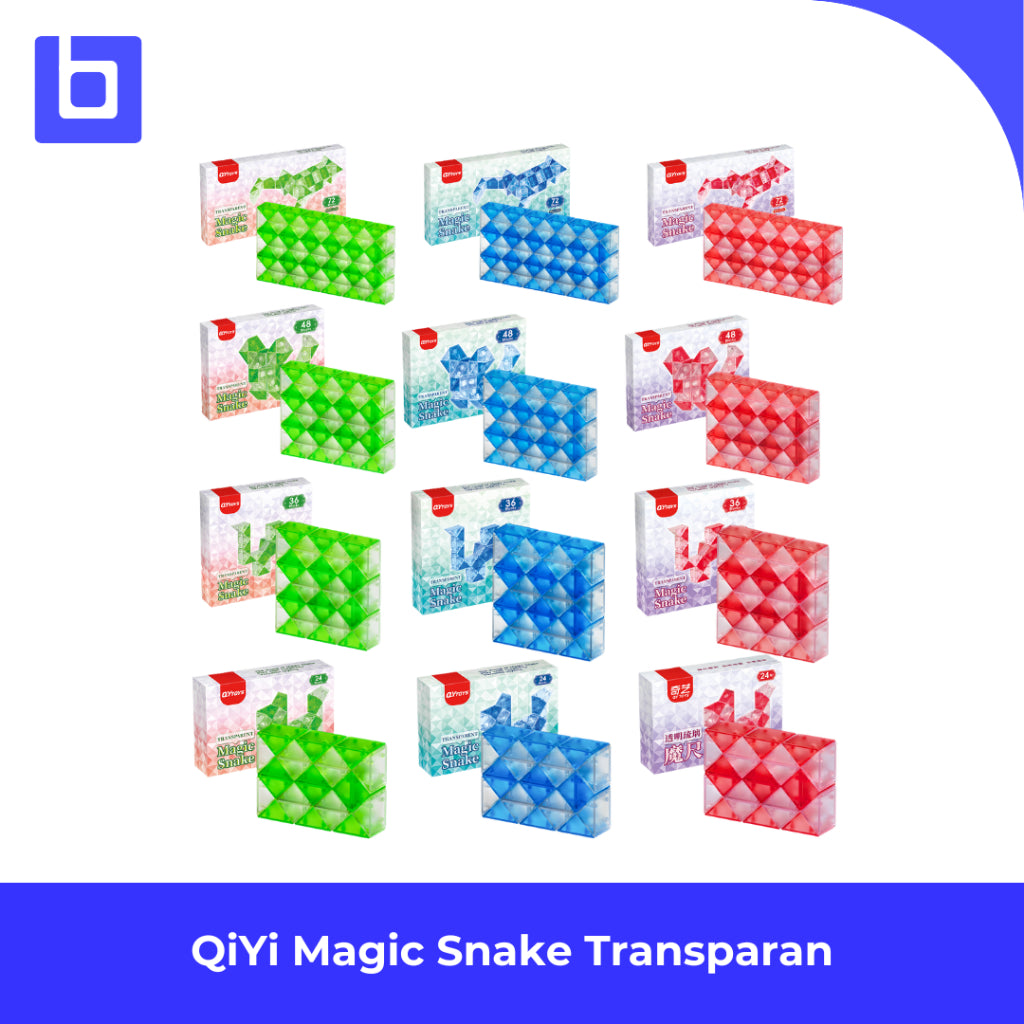 Cube Snake - Qiyi Magic Snake - Qiyi Magic Snake Transparan 24-72