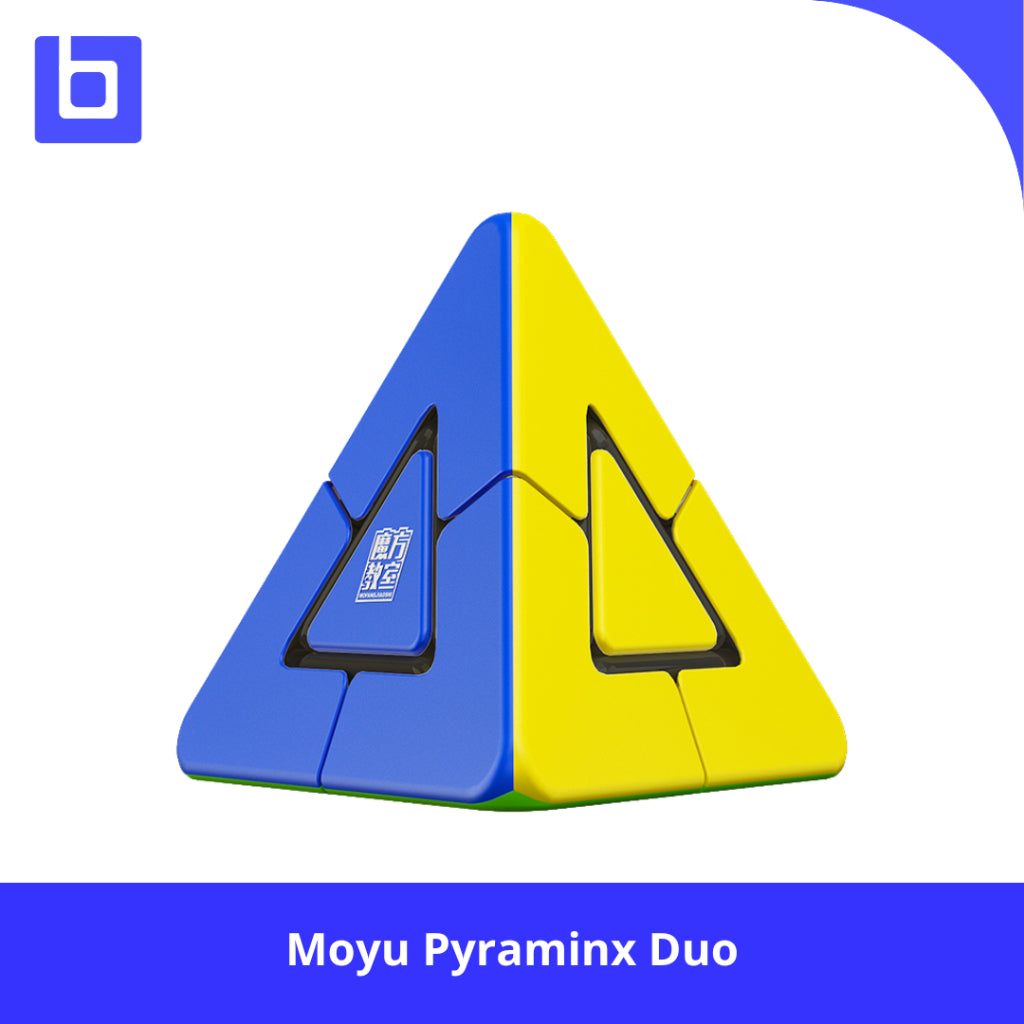 Cube Pyraminx - Moyu Pyraminx Duo Stickerless Original