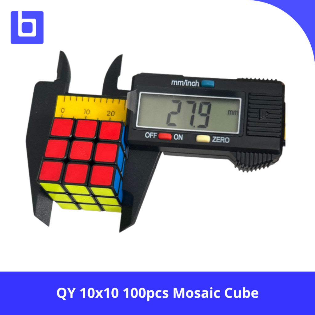 Qiyi Mosaic Cube 10x10 Black