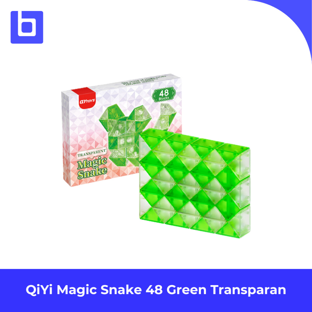 Cube Snake - Qiyi Magic Snake - Qiyi Magic Snake Transparan 24-72