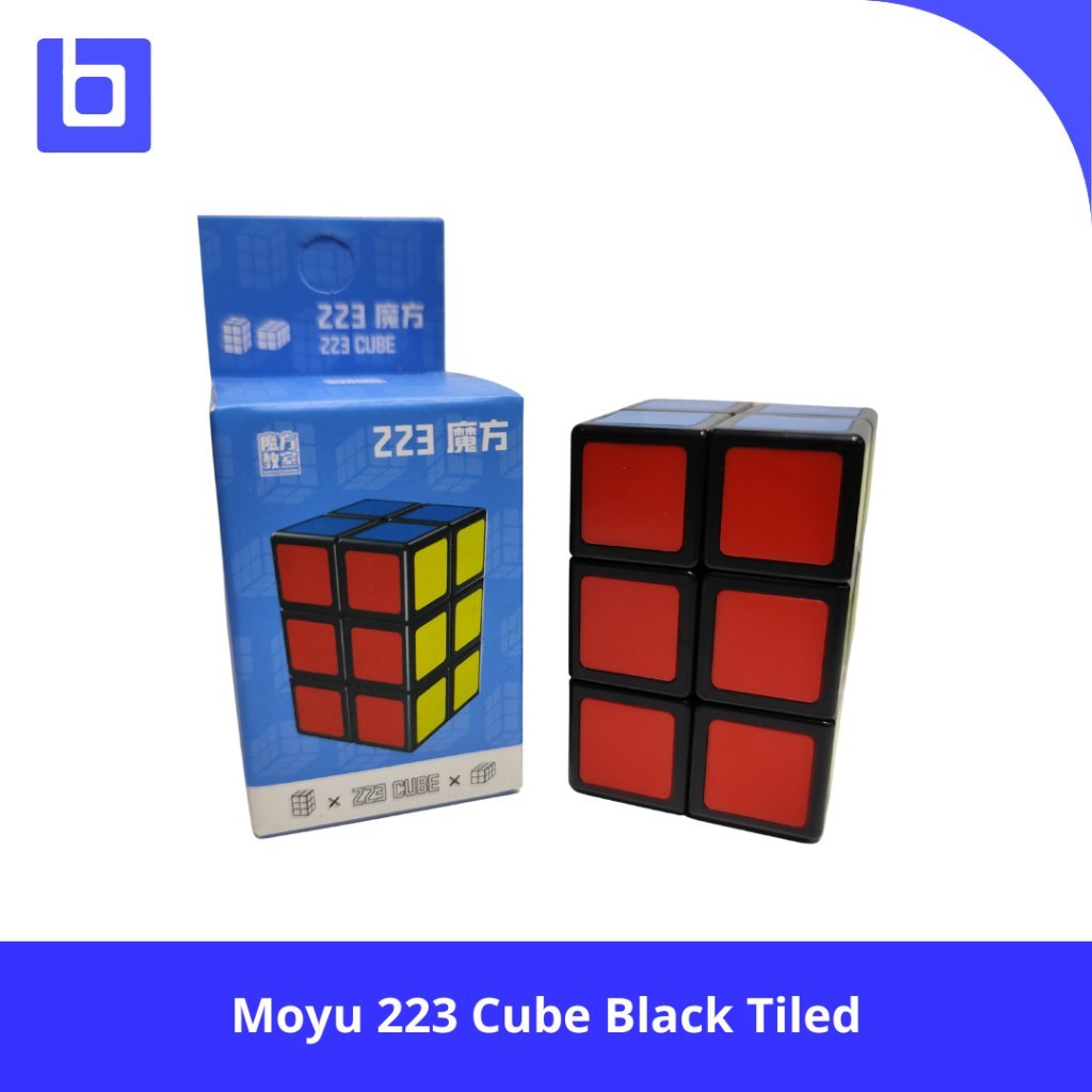 Cube 223 - 2x2x3 Moyu 223 Cube Black Tiled