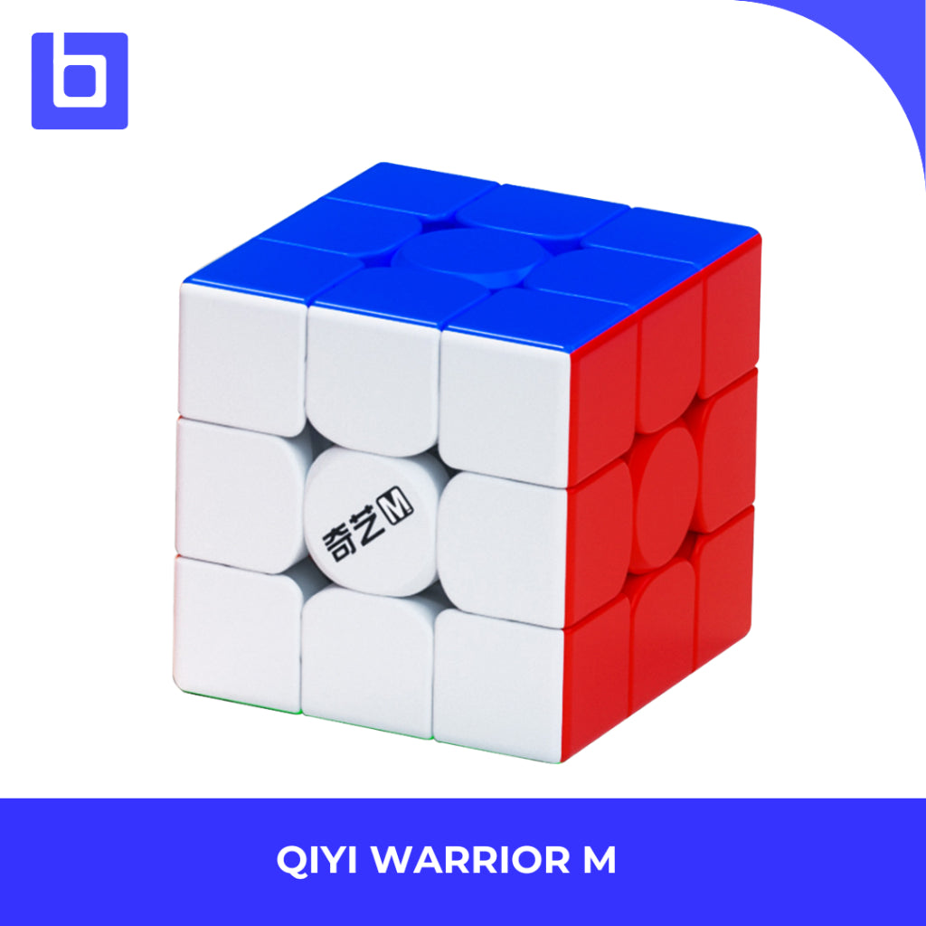 Cube 3x3 Qiyi Warrior M FROSTED Magnetic Stickerless