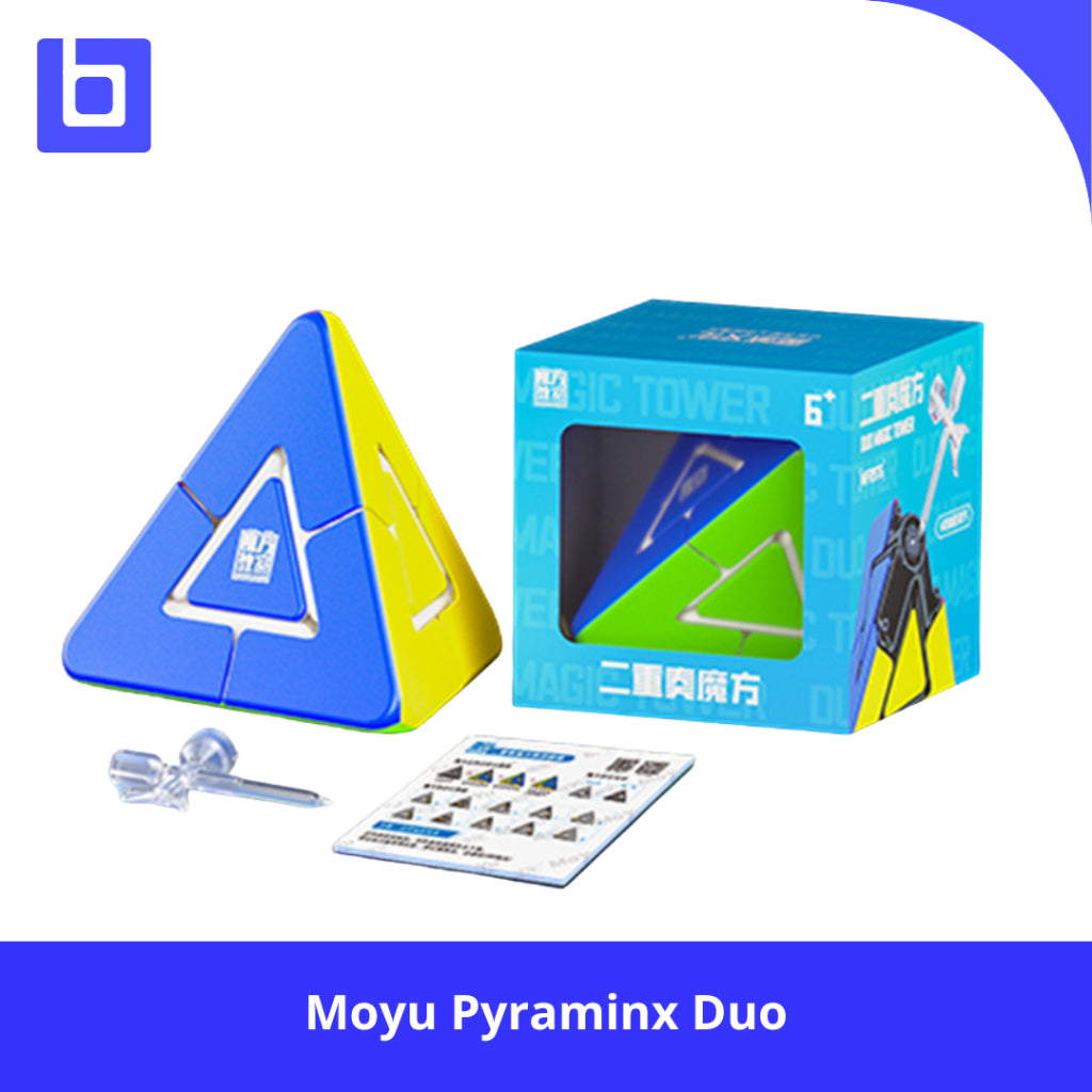 Cube Pyraminx - Moyu Pyraminx Duo Stickerless Original