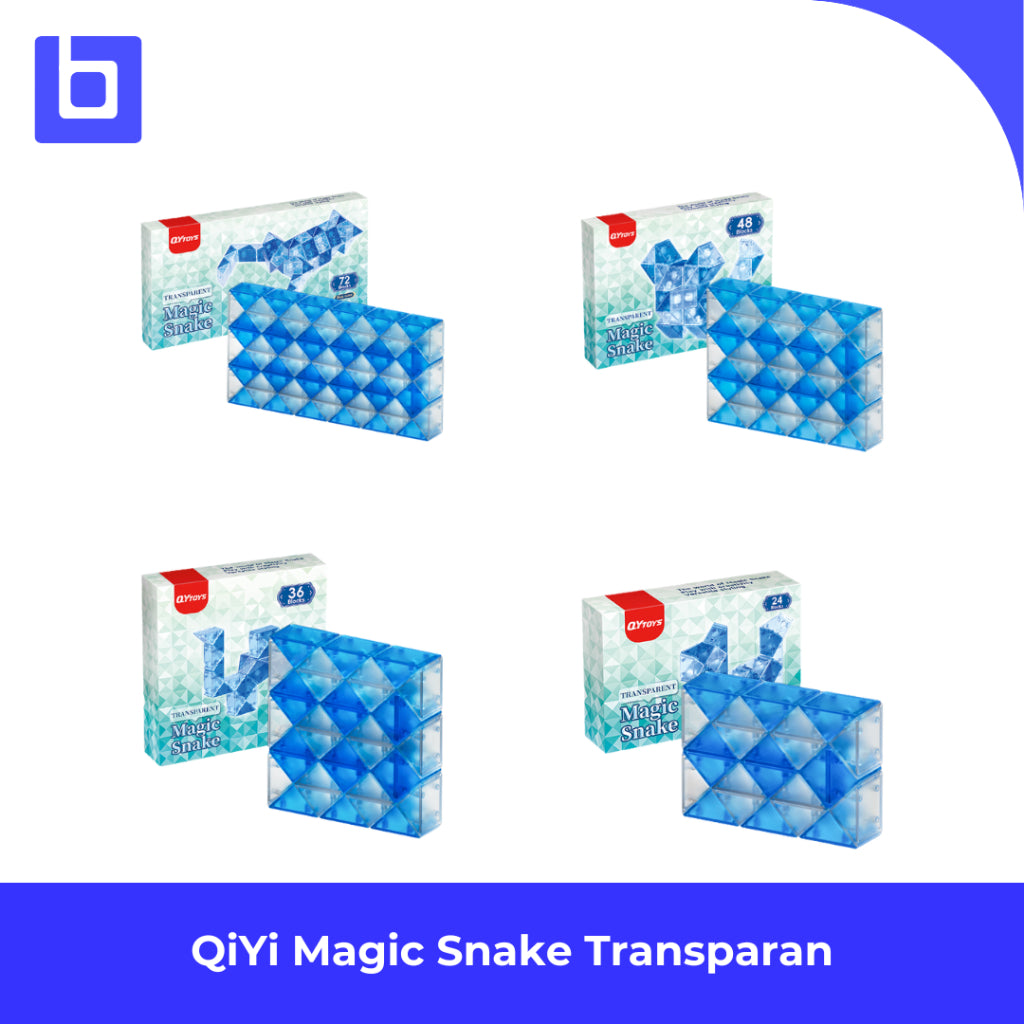Cube Snake - Qiyi Magic Snake - Qiyi Magic Snake Transparan 24-72
