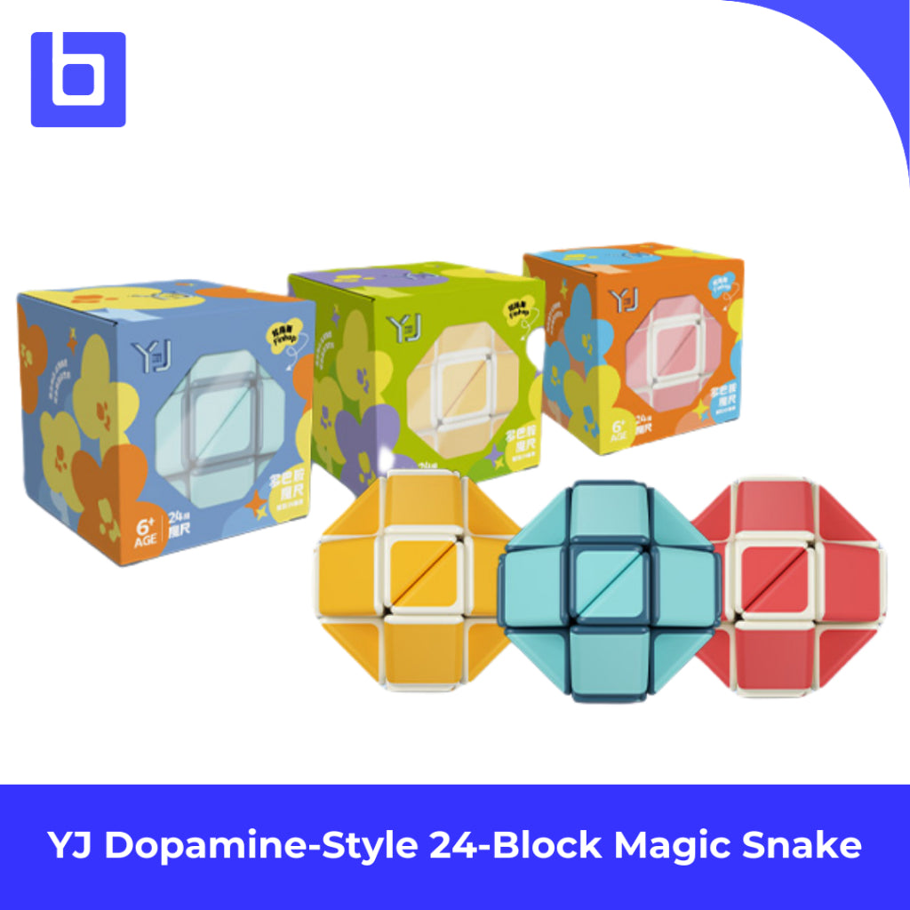 Cube Snake - YJ Dopamine-Style 24-Block Magic Snake