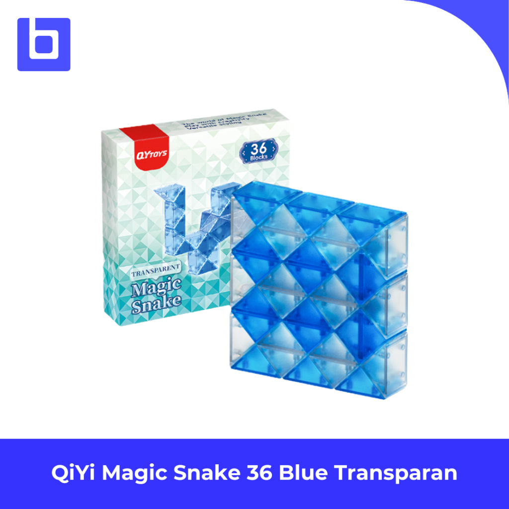 Cube Snake - Qiyi Magic Snake - Qiyi Magic Snake Transparan 24-72