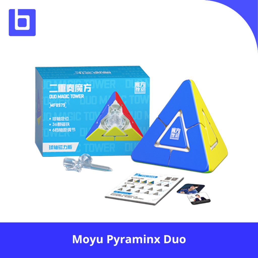 Cube Pyraminx - Moyu Pyraminx Duo Stickerless Original