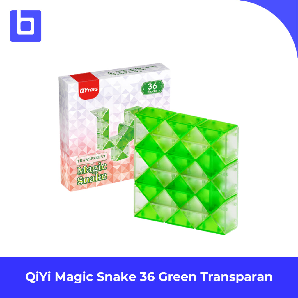 Cube Snake - Qiyi Magic Snake - Qiyi Magic Snake Transparan 24-72