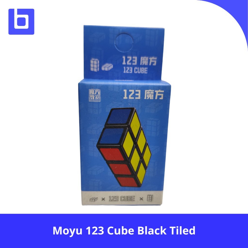 Cube 123 - Moyu 123 Cube Black Tiled