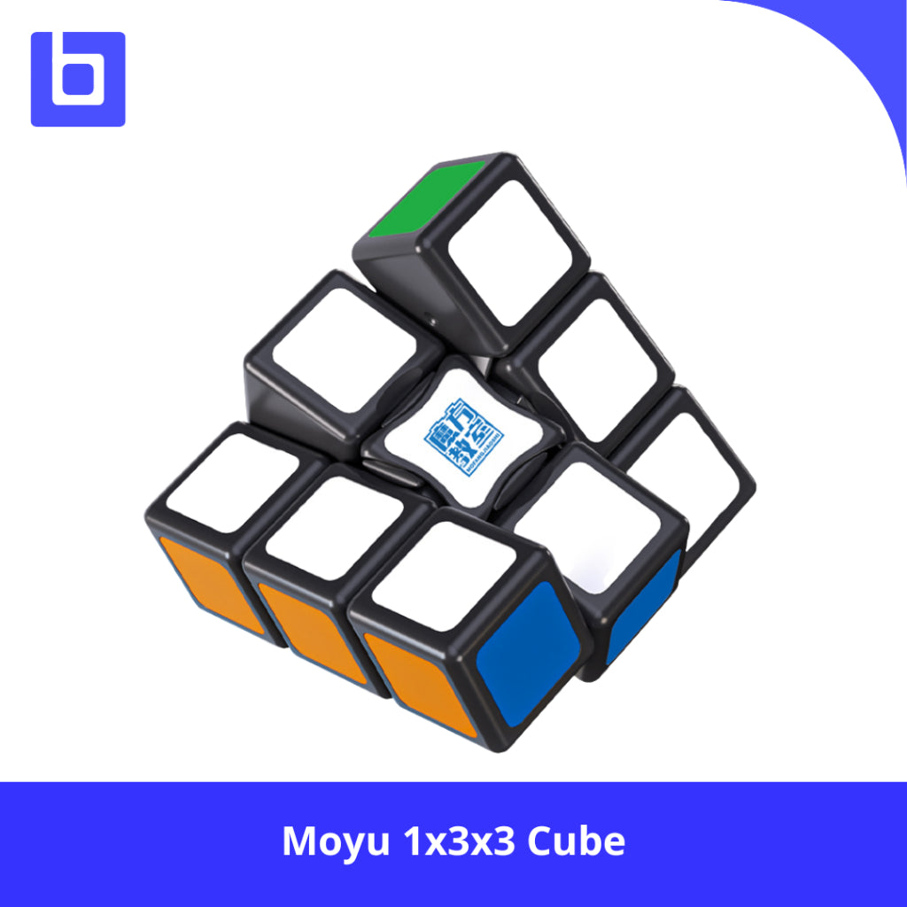 Cube Twisty Puzzle - Moyu 1x3x3  Floppy Blackbase Original