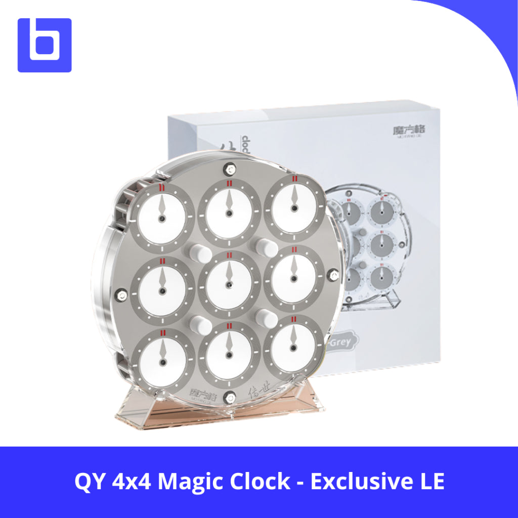 Cube Clock - QY 4x4 Magic Clock - Exclusive LE