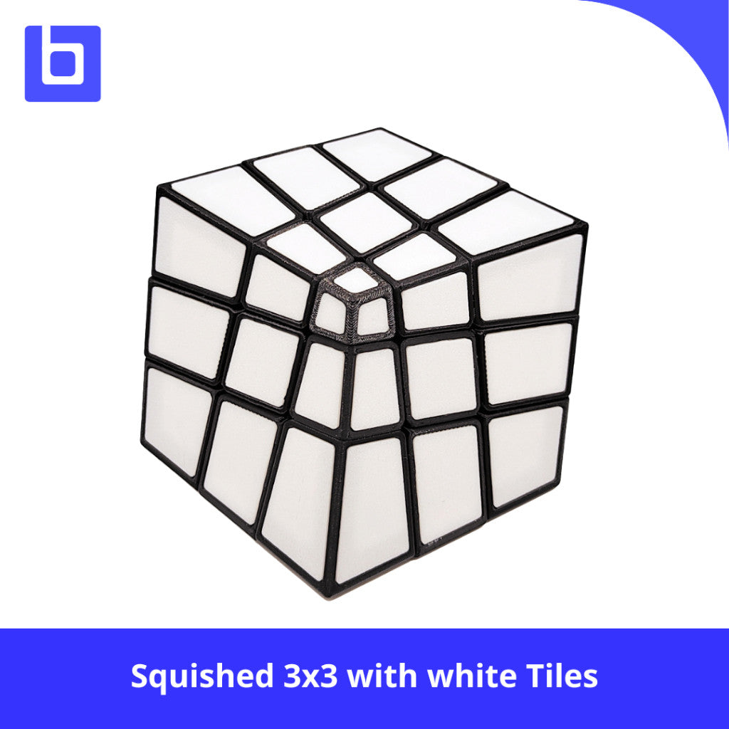 Zepuzzles Squished 3x3 with white Tiles