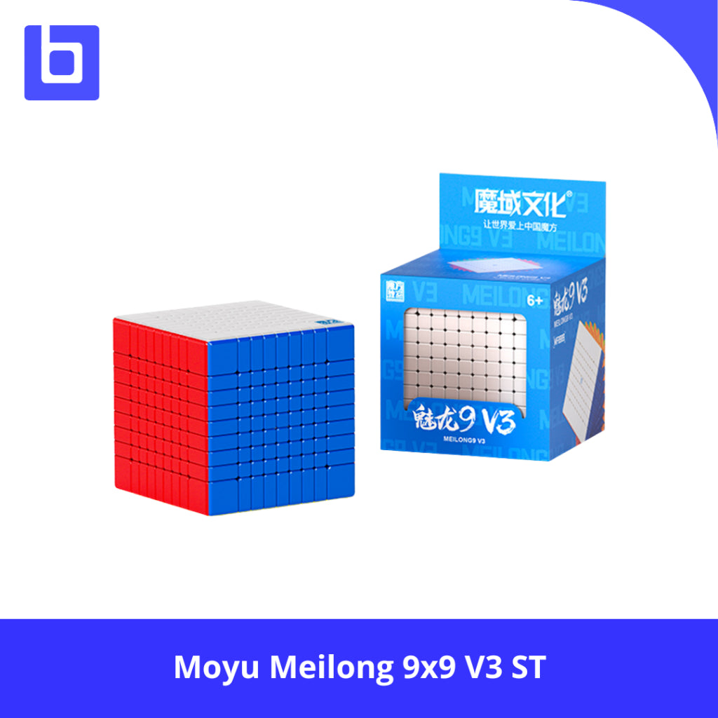 Cube 9x9 - Moyu Meilong 9x9 V3 M Ballcore Stickerless