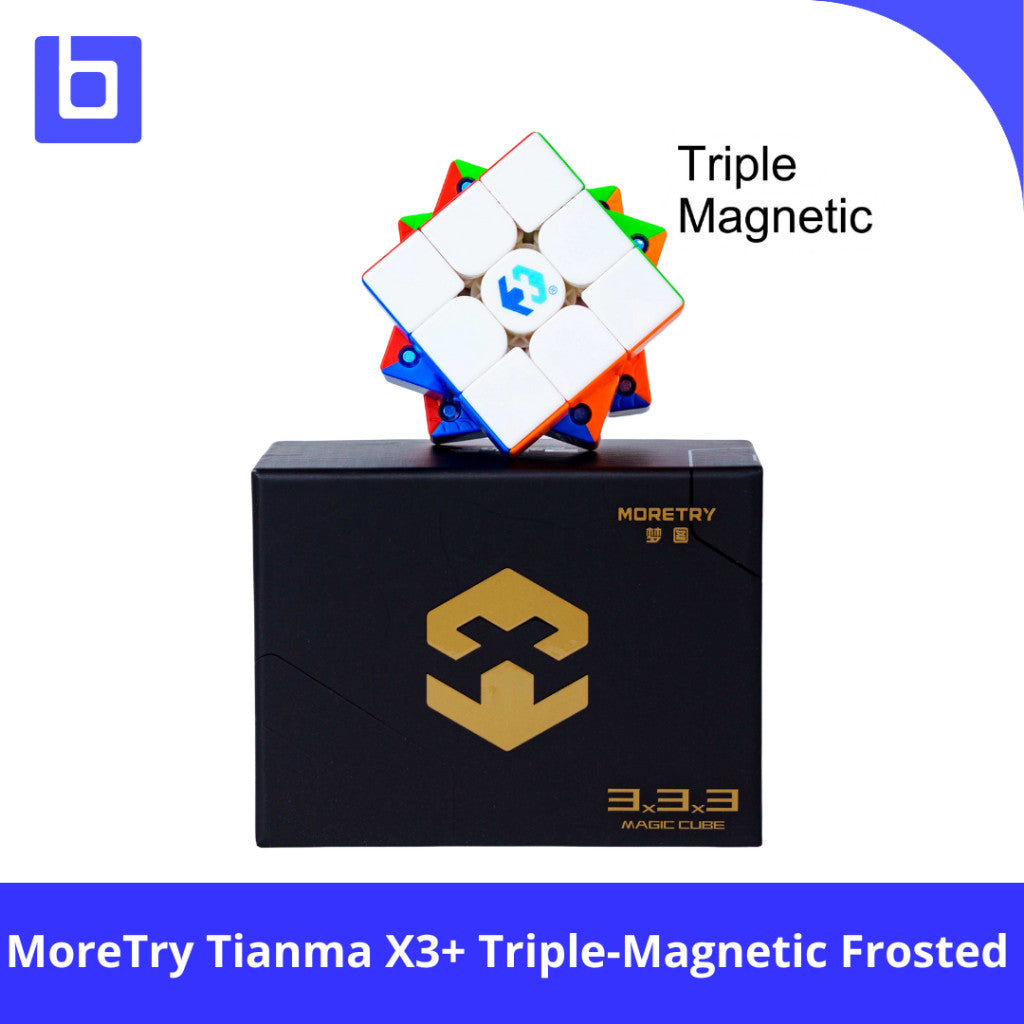 Cube 3x3 Moretry Tianma X3+ Magnetic Stickerless Original