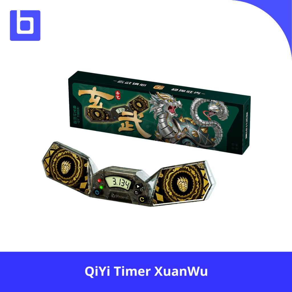 Timer Cube - QiYi Timer XuanWu White Tiger Transparent Black
