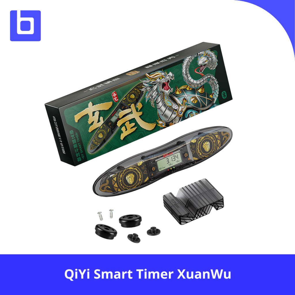 Timer Cube - QiYi Smart Timer XuanWu White Tiger Transparent Black