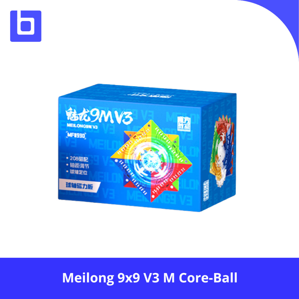 Cube 9x9 - Moyu Meilong 9x9 V3 M Ballcore Stickerless