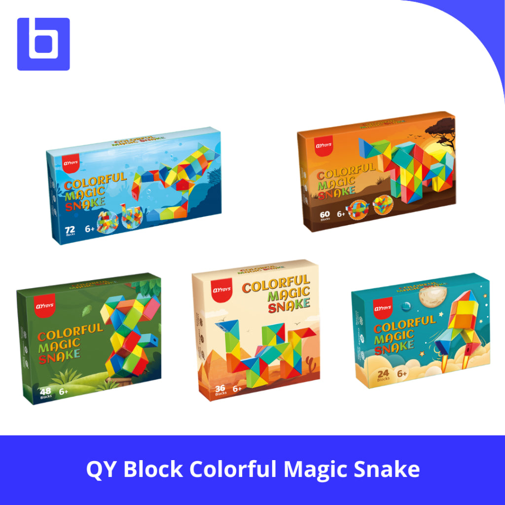 Cube Snake Qiyi Snake Colorful 24 36 48 60 72 Original