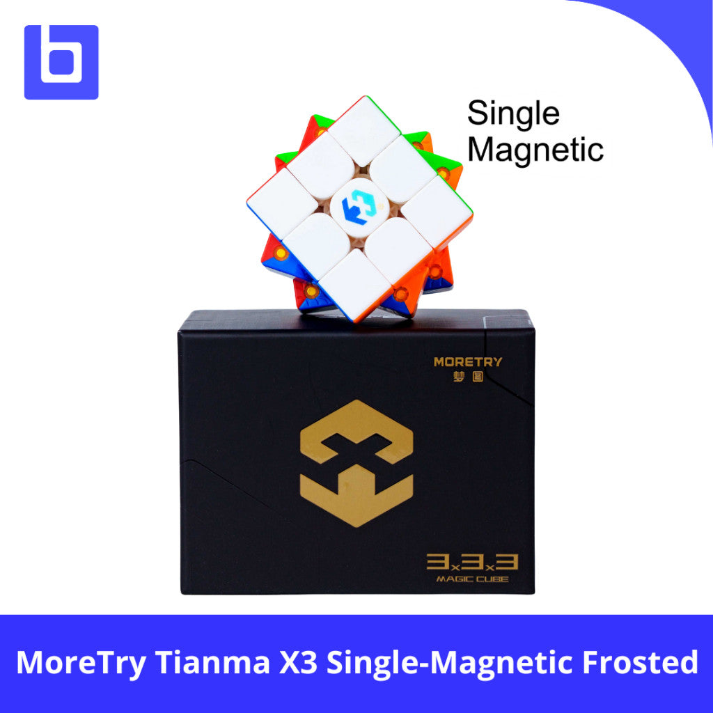 Cube 3x3 Moretry Tianma X3+ Magnetic Stickerless Original