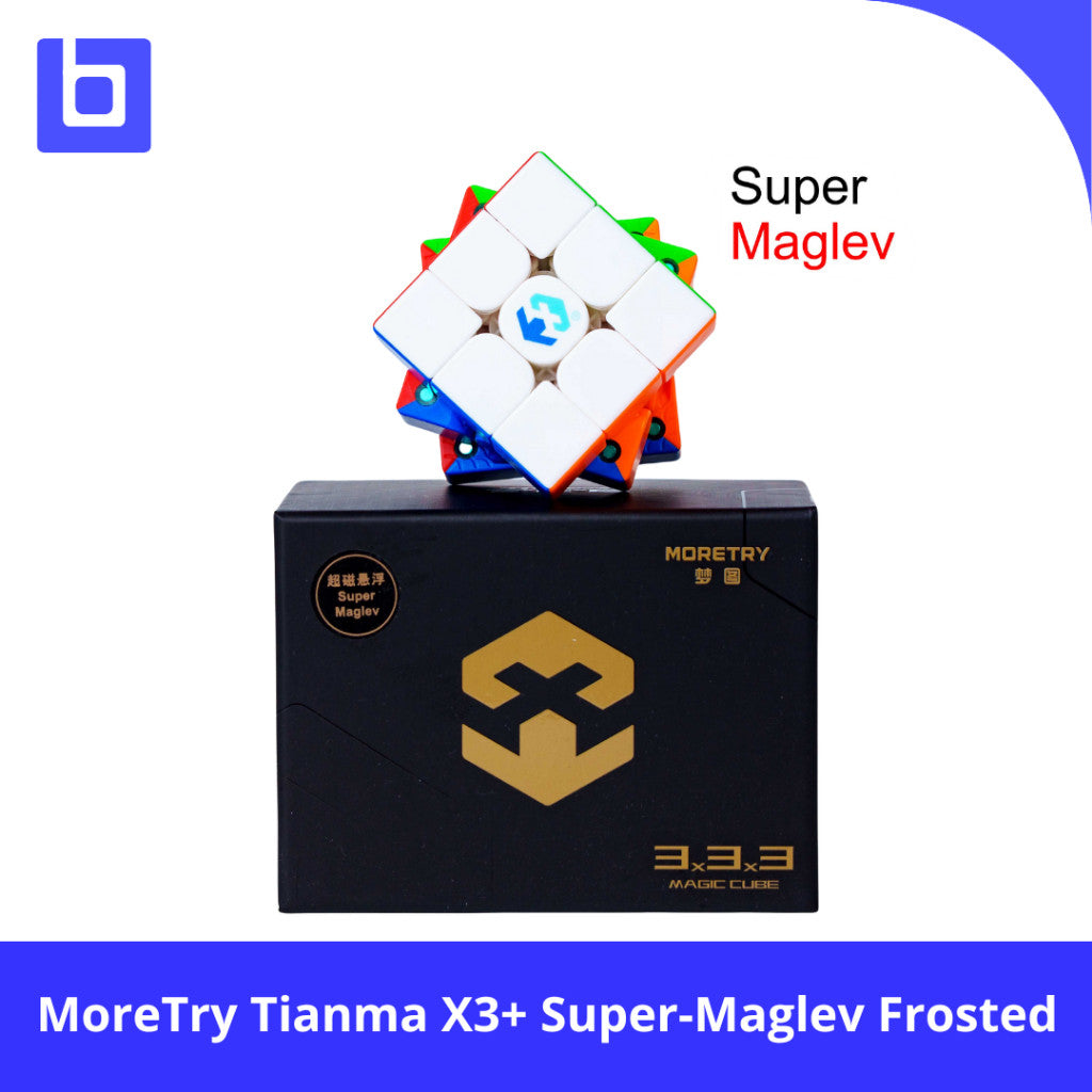 Cube 3x3 Moretry Tianma X3+ Magnetic Stickerless Original