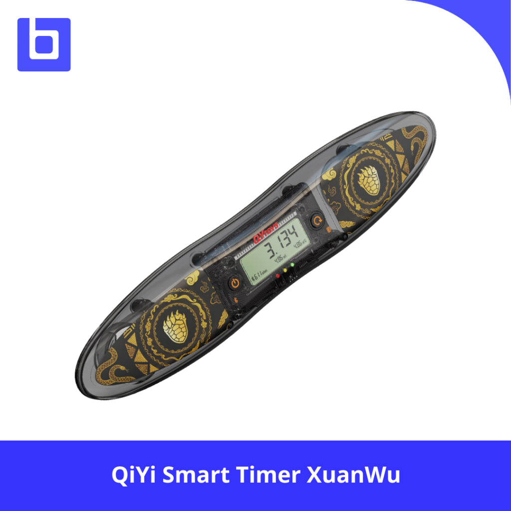 Timer Cube - QiYi Smart Timer XuanWu White Tiger Transparent Black