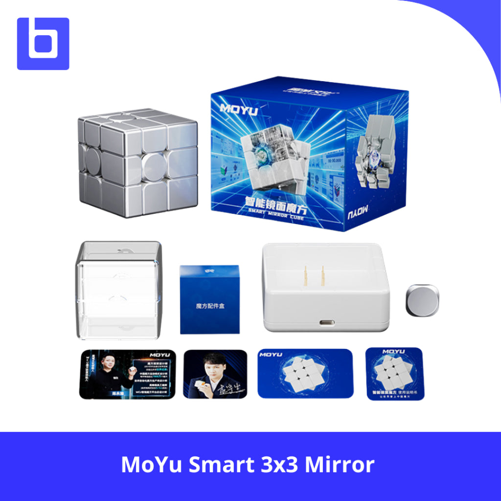 Cube 3x3 - Moyu Smartcube Mirror M Silver